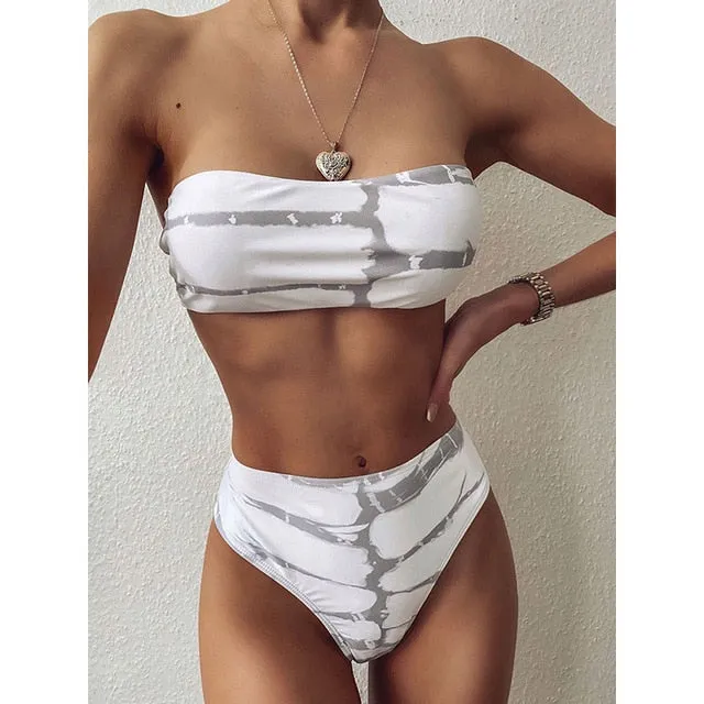 2020 New Sexy Bandeau Bikini Set