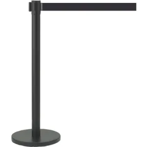 AARCO Products HBK-7BK Crowd Control Stanchion