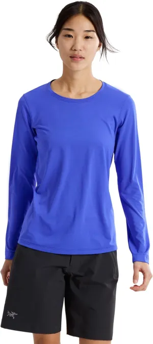 Arc'teryx Taema Crew Neck Long Sleeve Shirts for Women | Quick Dry Long Sleeve Workout Shirts - Hiking Running Fitness Tops