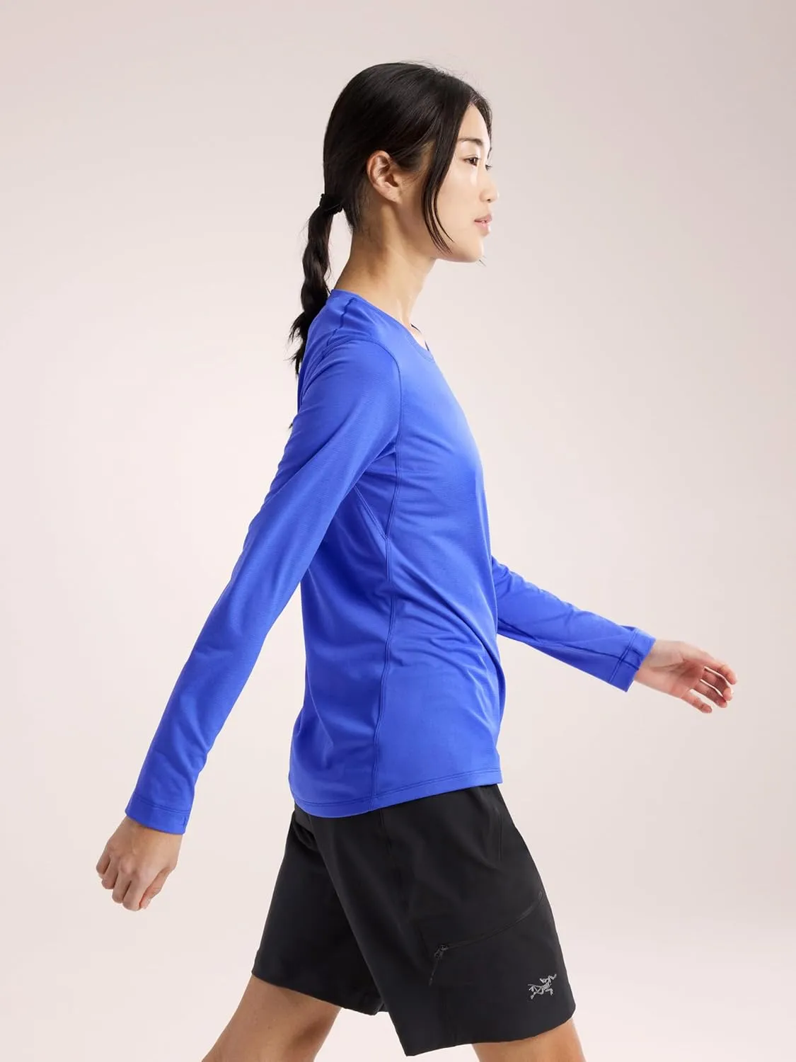 Arc'teryx Taema Crew Neck Long Sleeve Shirts for Women | Quick Dry Long Sleeve Workout Shirts - Hiking Running Fitness Tops