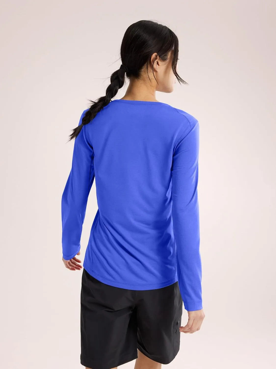 Arc'teryx Taema Crew Neck Long Sleeve Shirts for Women | Quick Dry Long Sleeve Workout Shirts - Hiking Running Fitness Tops