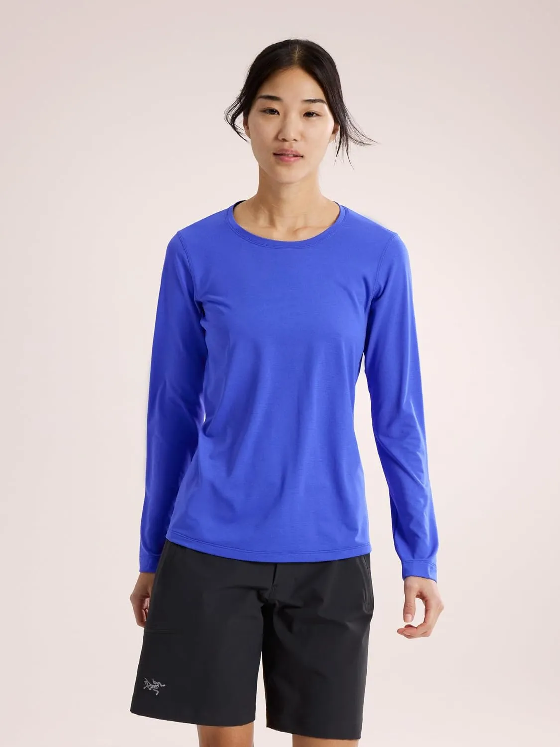 Arc'teryx Taema Crew Neck Long Sleeve Shirts for Women | Quick Dry Long Sleeve Workout Shirts - Hiking Running Fitness Tops