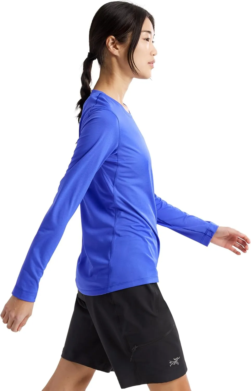 Arc'teryx Taema Crew Neck Long Sleeve Shirts for Women | Quick Dry Long Sleeve Workout Shirts - Hiking Running Fitness Tops