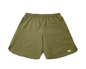 ARKK Essential Tech Shorts | Olive Drab White