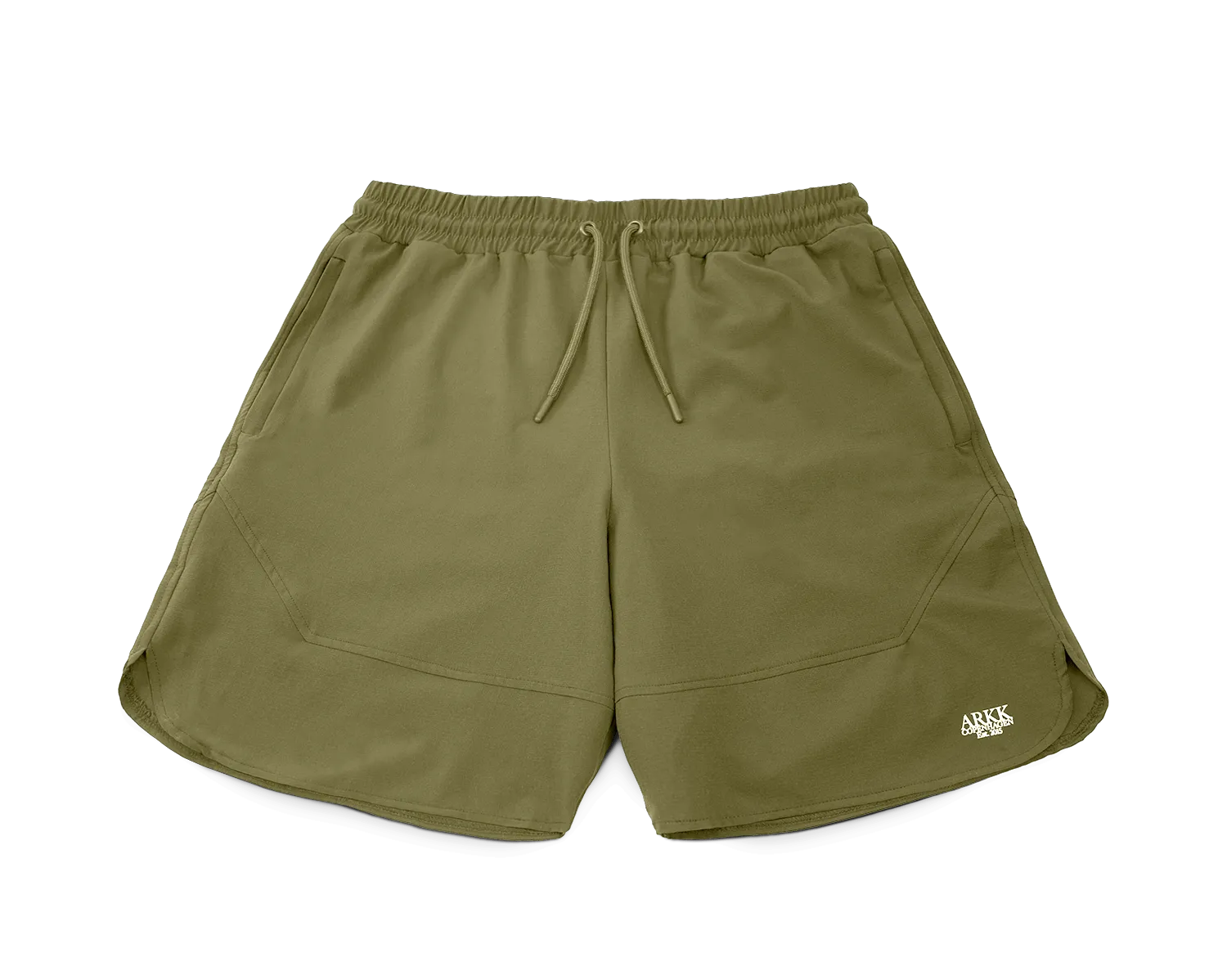 ARKK Essential Tech Shorts | Olive Drab White