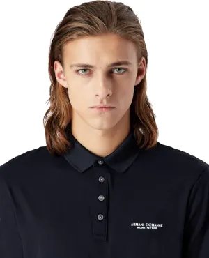 Armani Exchange Men's Regular Fit Cotton Jersey Milano New York Polo