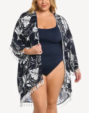 At The Playa Kimono Plus Size Cover Up