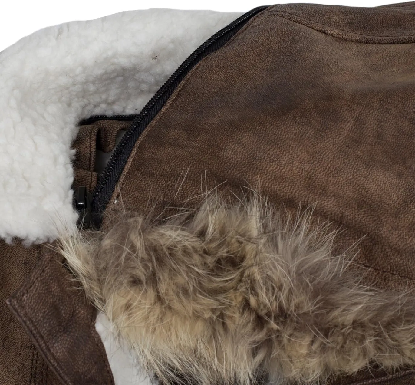 Bane Shearling Leather Trench Coat Mens - Real Cowhide Long Leather Jacket Fur Coats