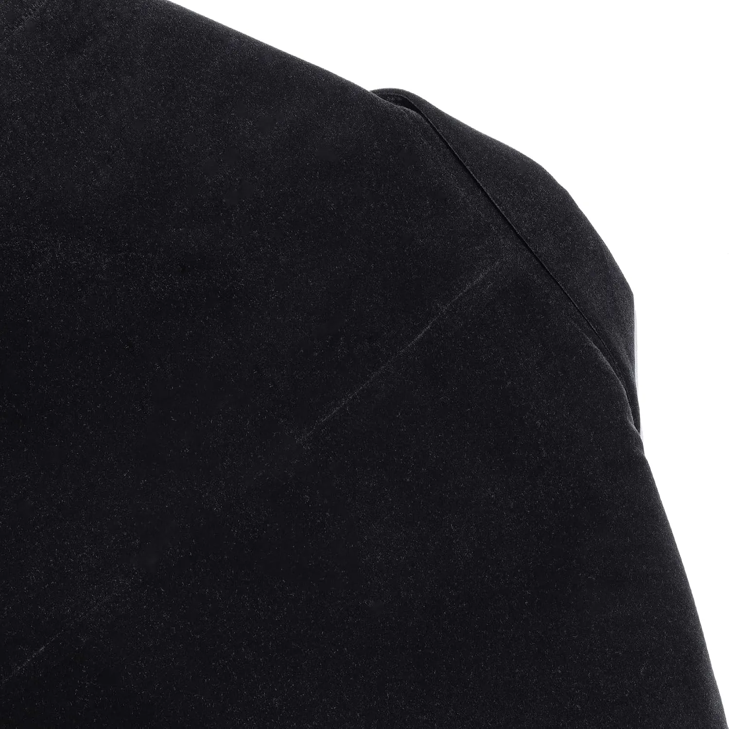 Barry.Wang Velvet Mens Blazer Mardi Gras Sport Coat Brooch Regular Fit Tuxedo Peaked Lapel Suit Jacket Carnival Parade