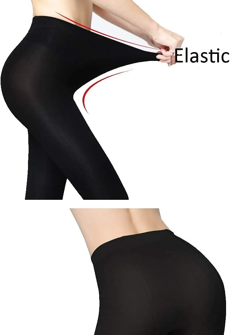 Blostirno Women's Fleece Lined Tights Thermal Pantyhose Leggings Opaque Winter Warm Thick Stockings Tights