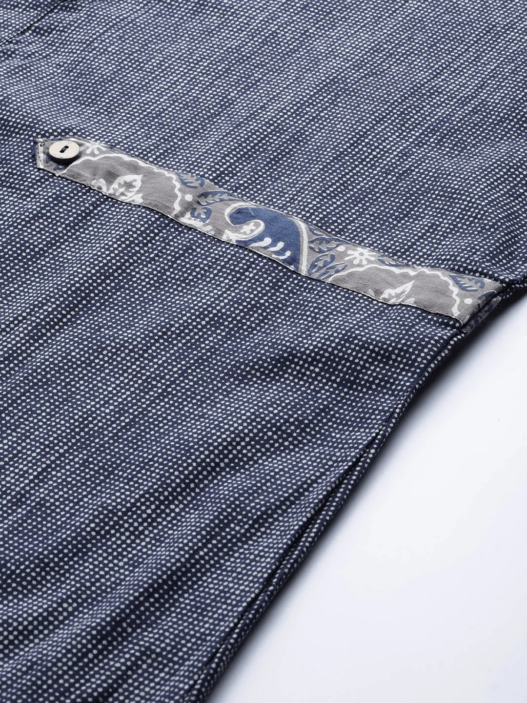 Blue Straight Kurta