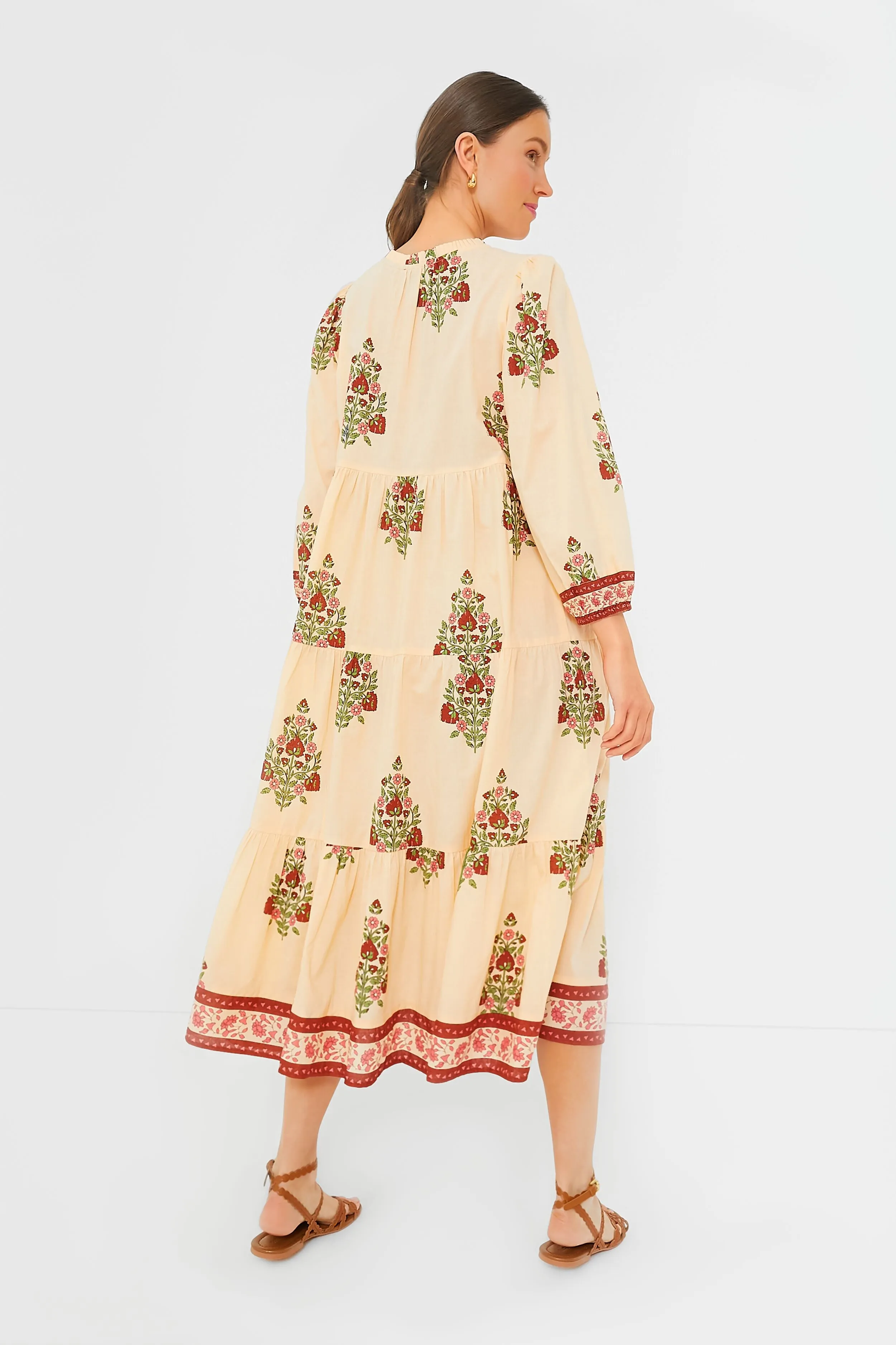 Blush Chandelier Long Sleeve Salty Paloma Caftan