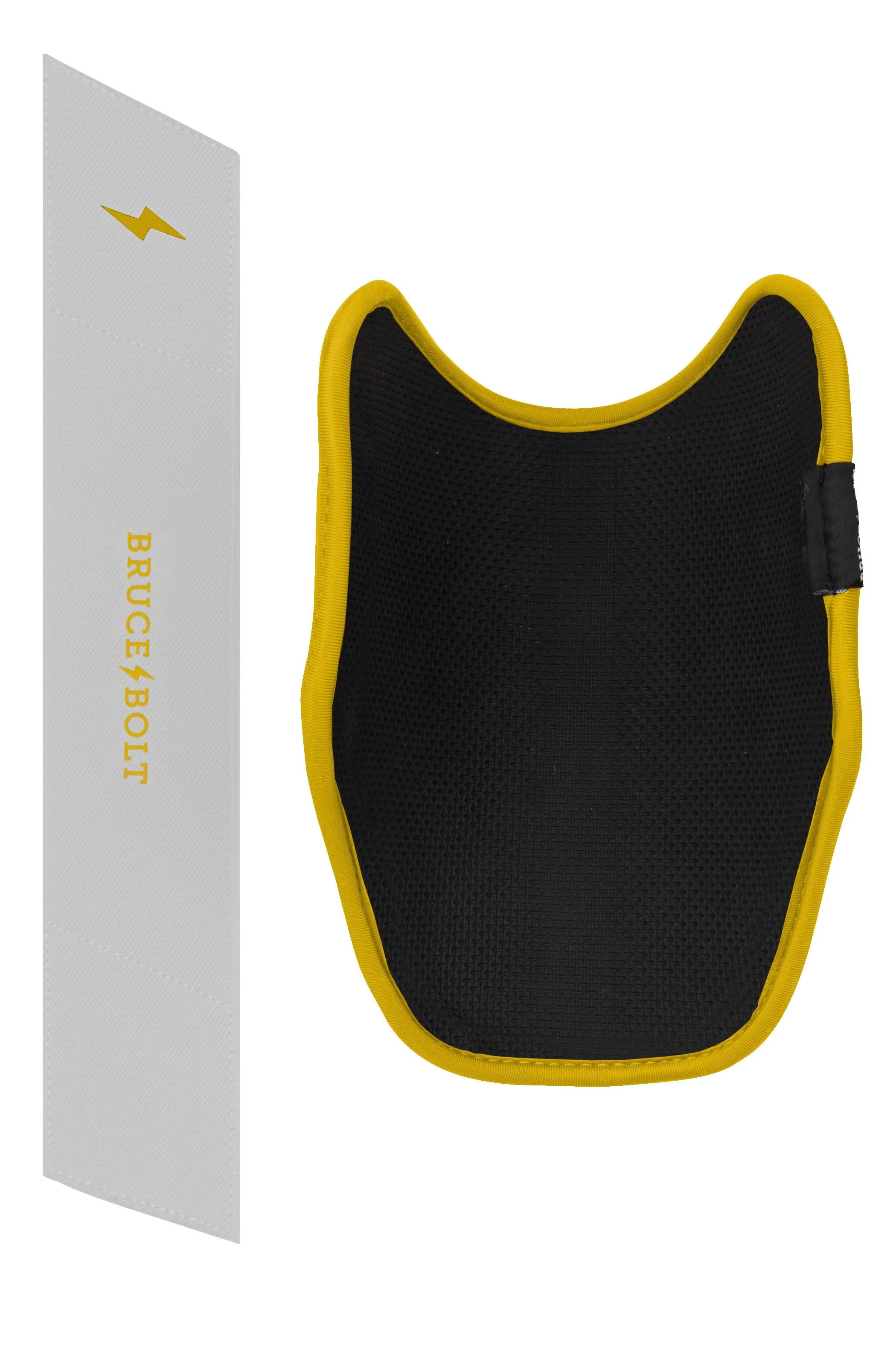 BRUCE BOLT Chrome Series Elbow Guard - YELLOW
