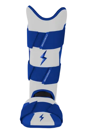 BRUCE BOLT Chrome Series Leg Guard - ROYAL