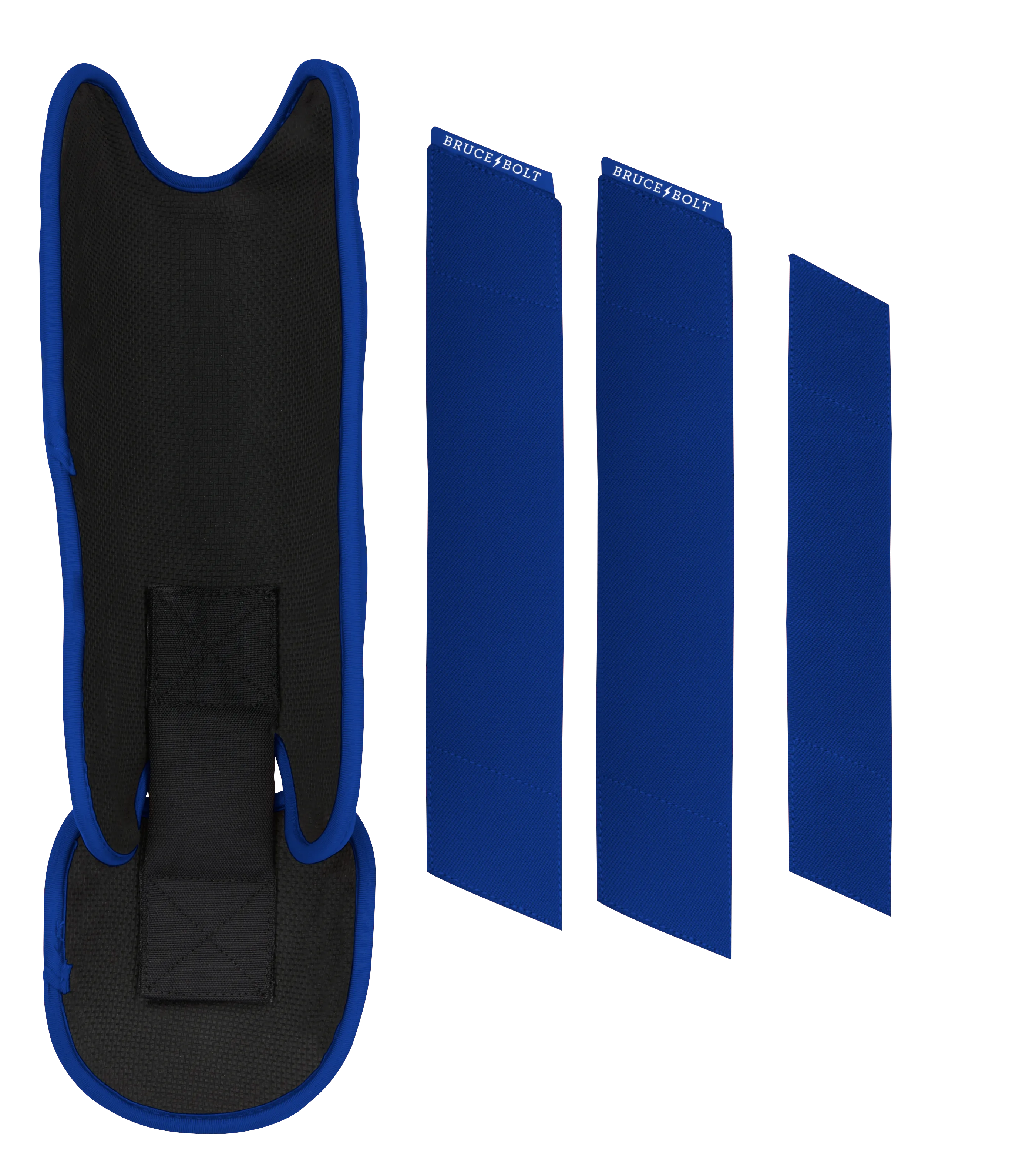 BRUCE BOLT Chrome Series Leg Guard - ROYAL
