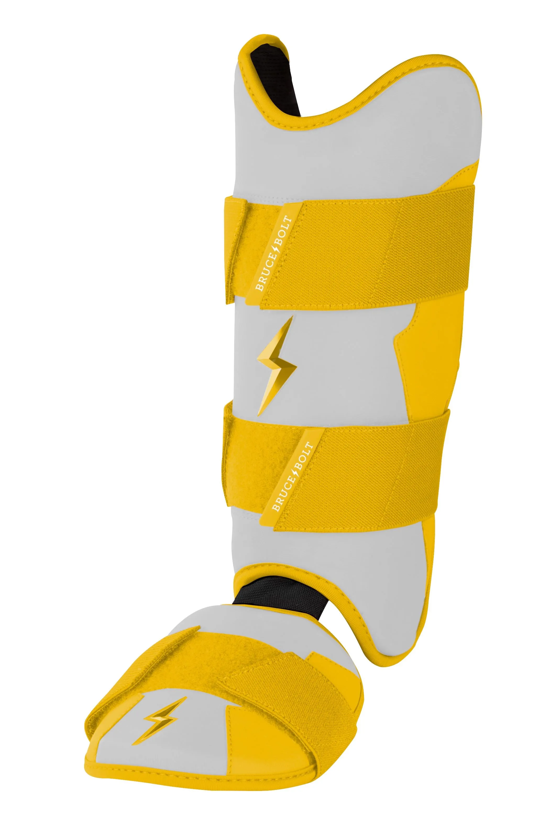 BRUCE BOLT Chrome Series Leg Guard - YELLOW