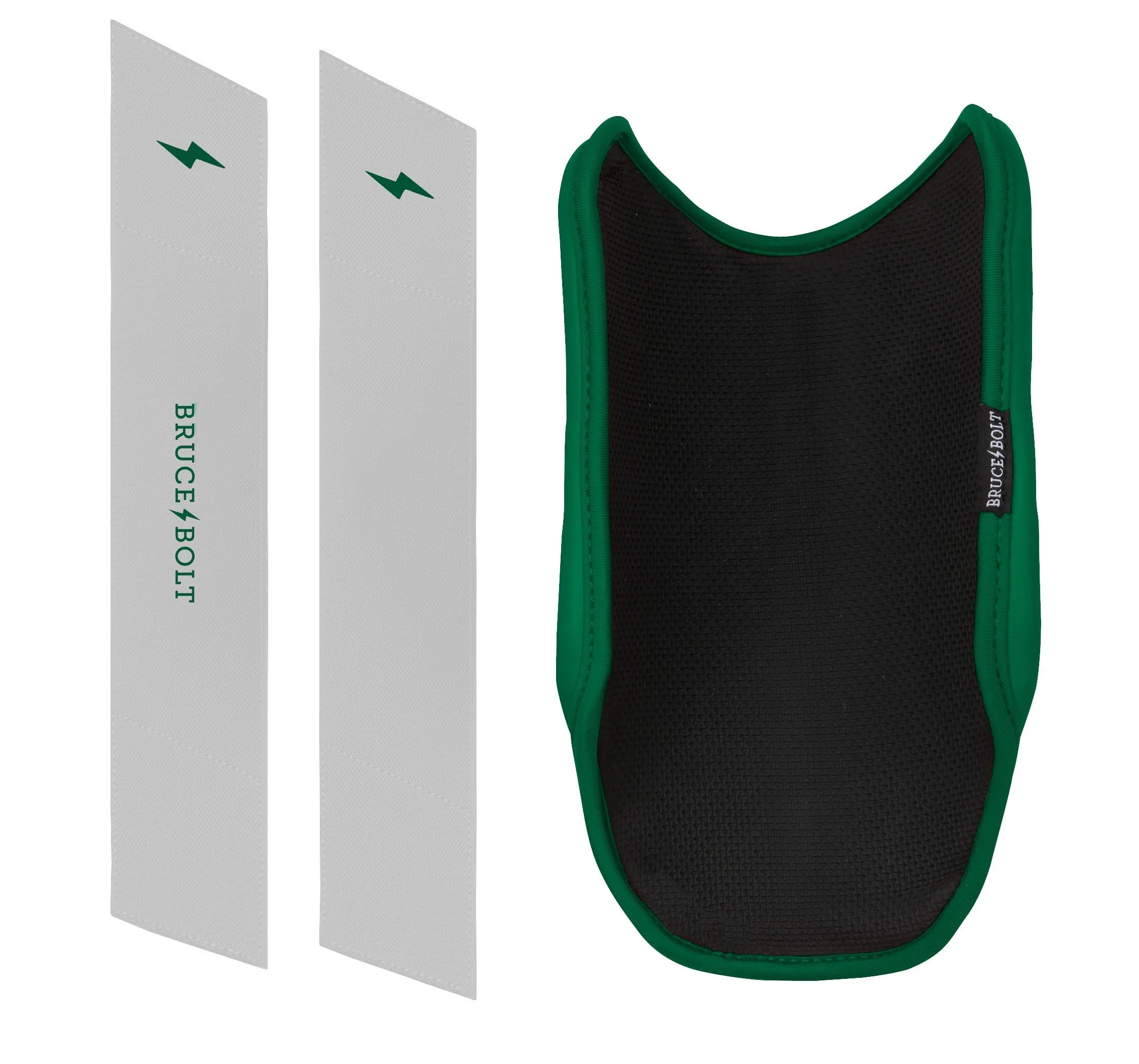 BRUCE BOLT PREMIUM PRO 9" Elbow Guard - CHROME GREEN