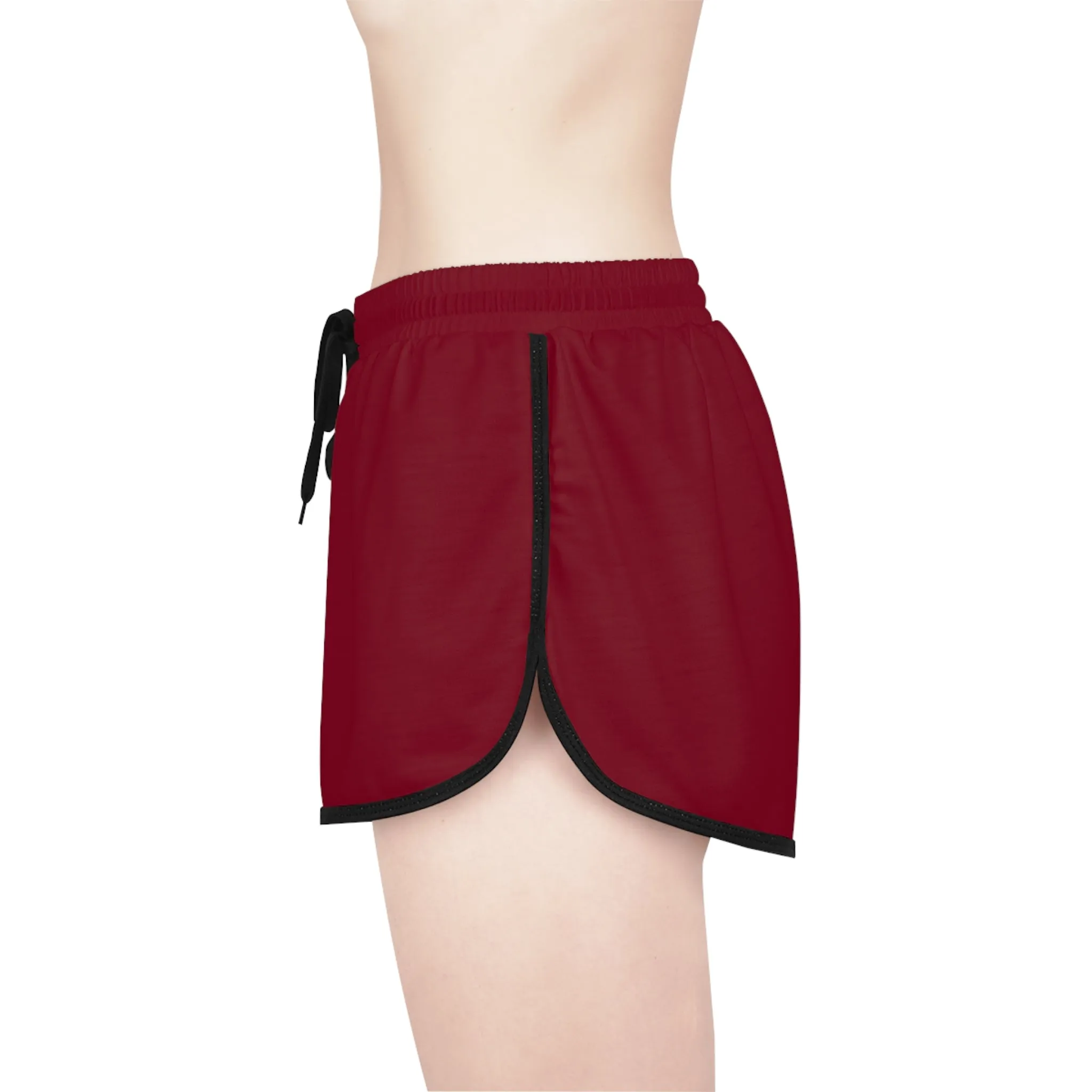 Burgundy Women's Relaxed Shorts