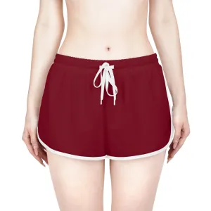 Burgundy Women's Relaxed Shorts