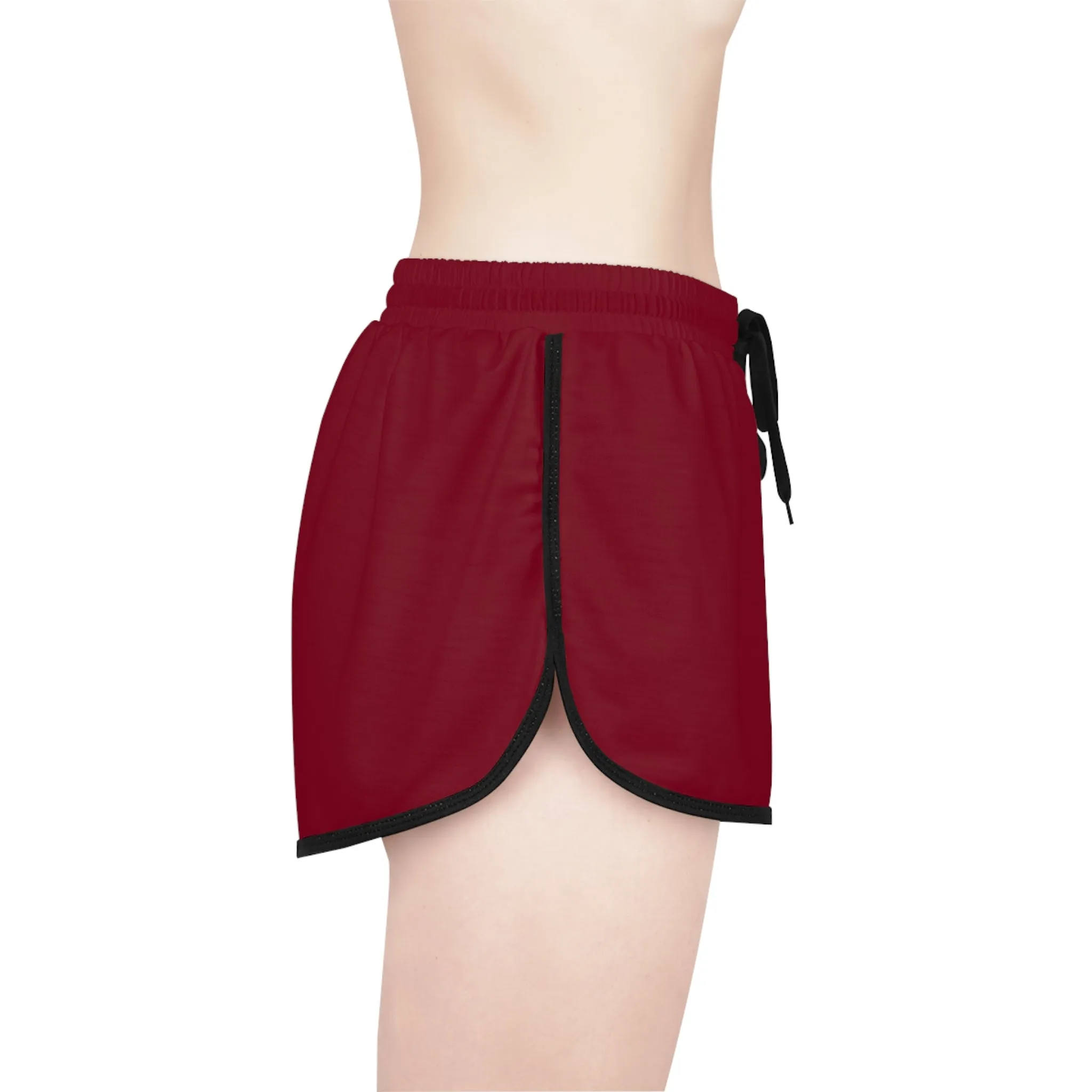 Burgundy Women's Relaxed Shorts