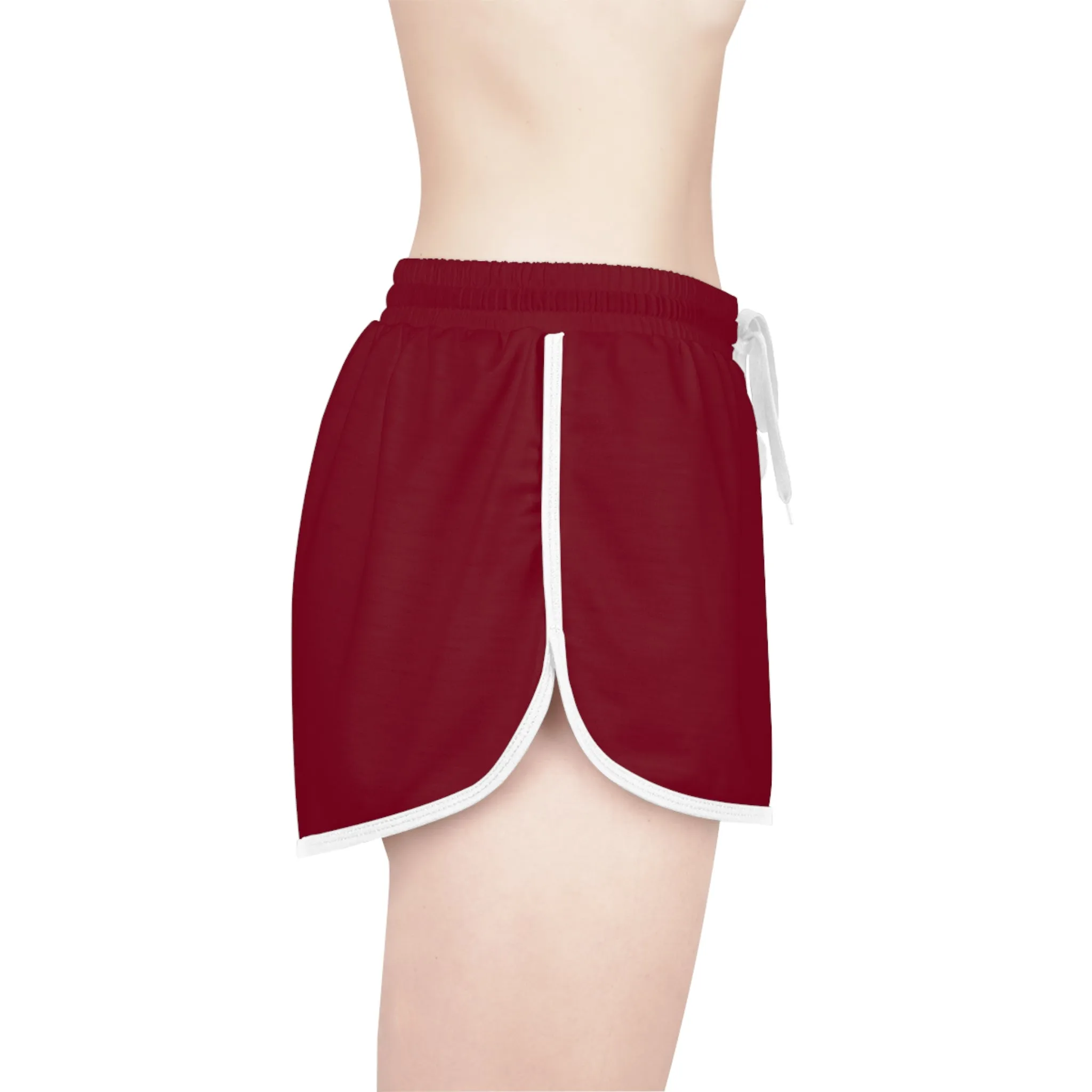 Burgundy Women's Relaxed Shorts