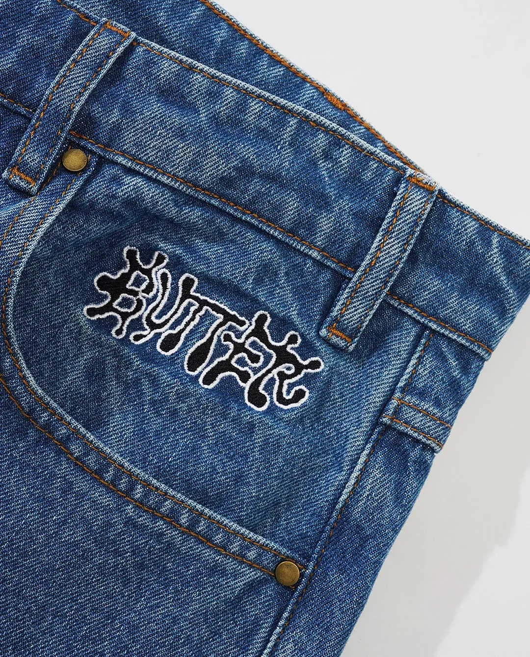 Butter Goods - Ink Denim Shorts - Worn Blue