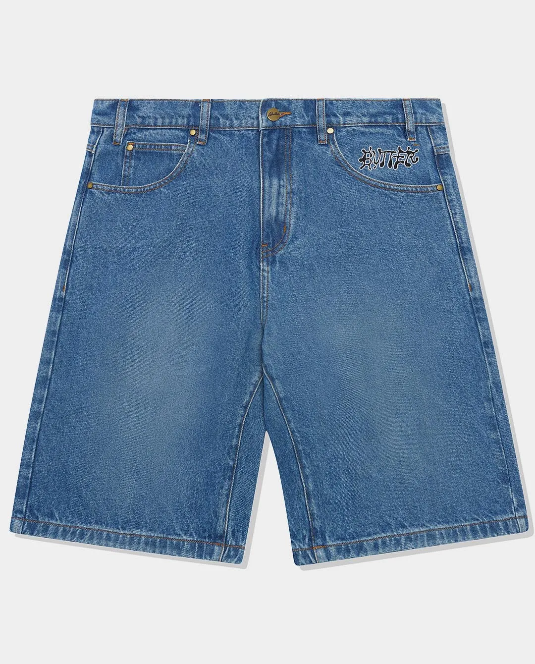 Butter Goods - Ink Denim Shorts - Worn Blue