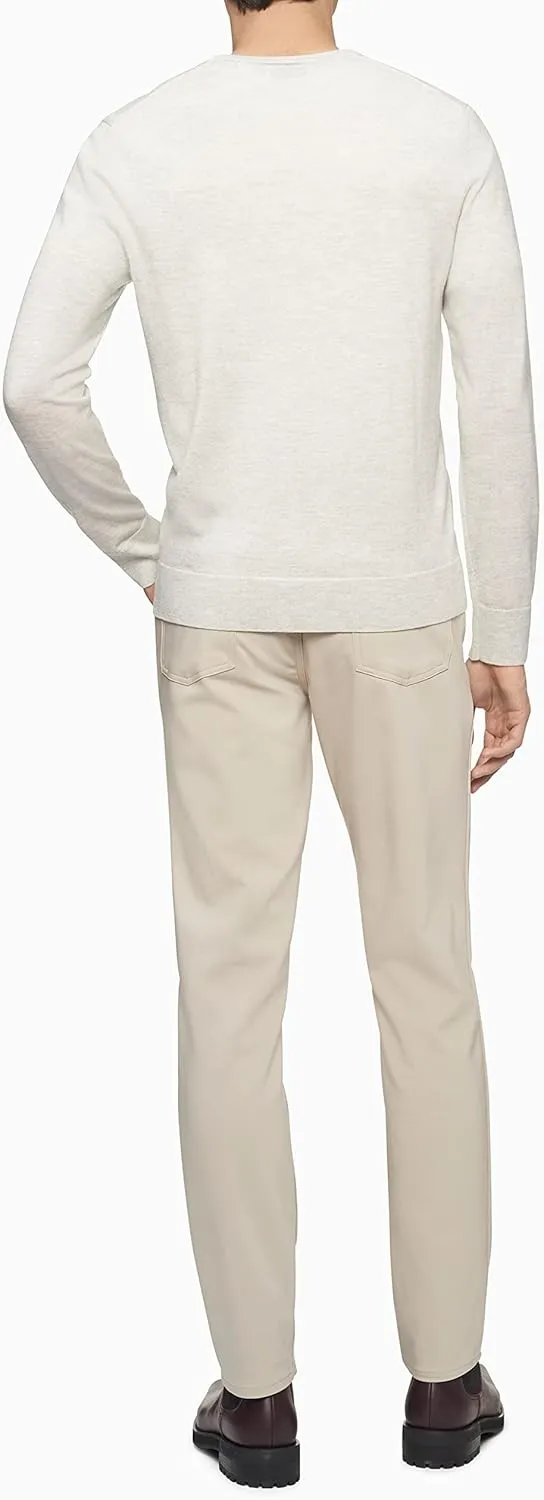 Calvin Klein Men's Move 365 Stretch Slim Fit Wrinkle Resistant Tech Woven Pant