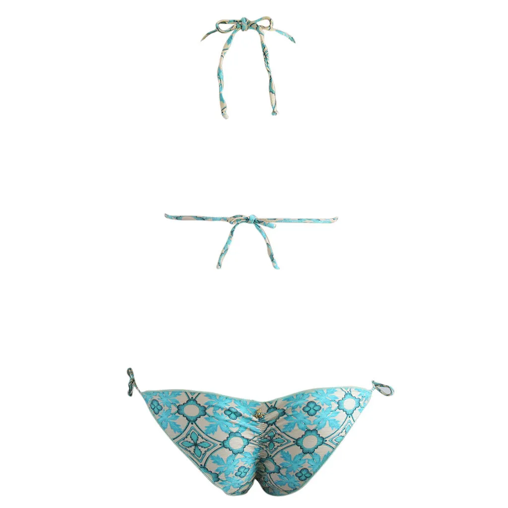 Cia Maritima Casablanca Ripple Triangle String Bikini