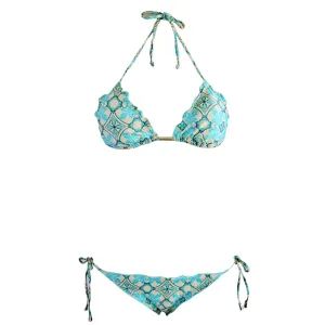 Cia Maritima Casablanca Ripple Triangle String Bikini