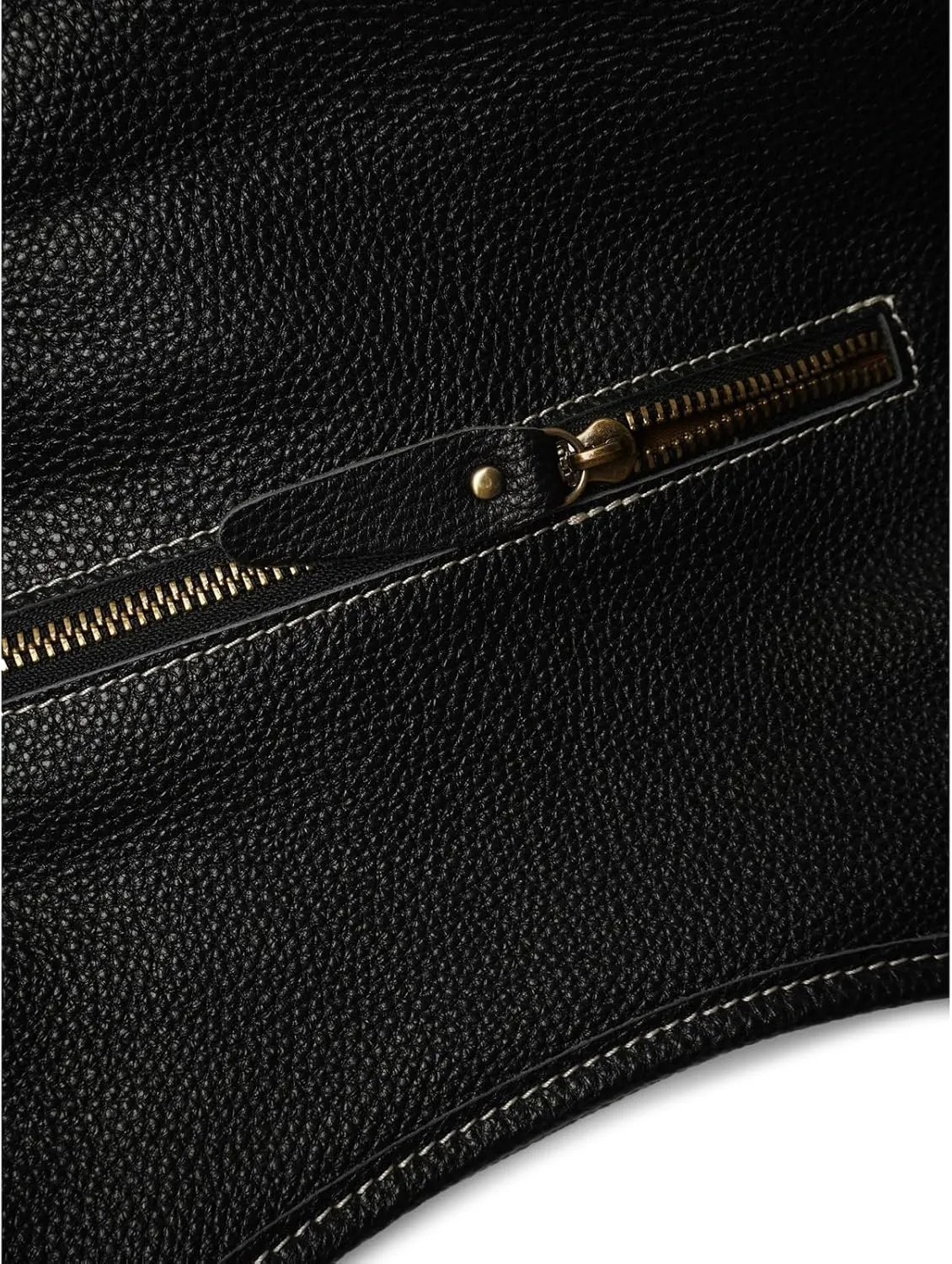 Classic Leather Hobo Shoulder Bag Leather Adjustable Strap Minimalist Style Genuine Cowhide Perfect for Everyday Use