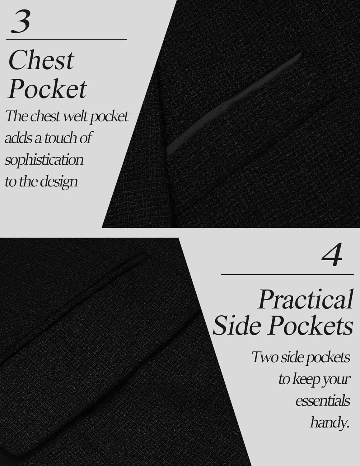 COOFANDY Men's Casual Blazer Suit Jackets Slim Fit One Button Business Sport Coats