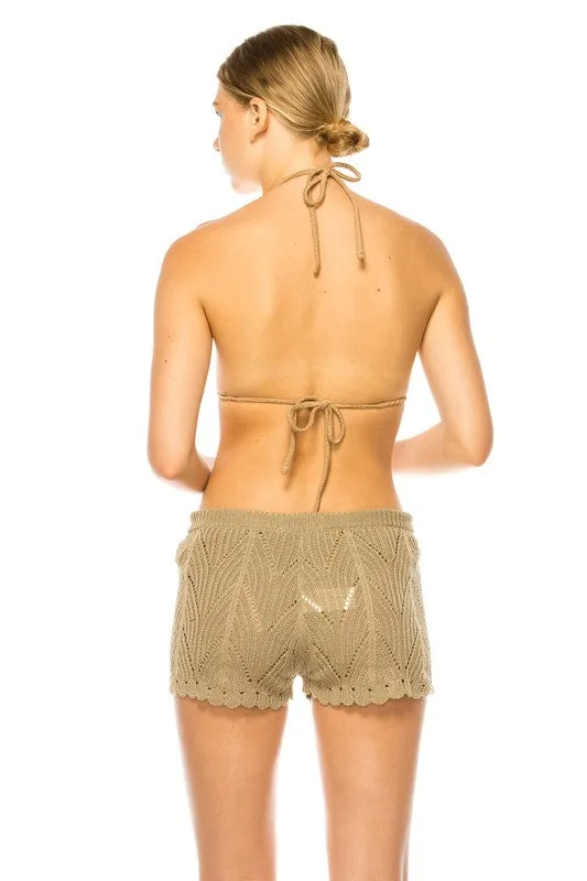 CROCHET SHORT COVER UP