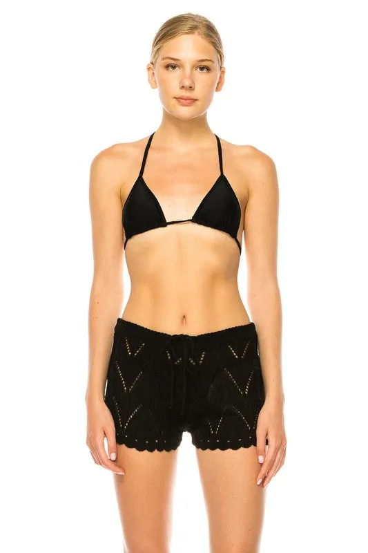 CROCHET SHORT COVER UP