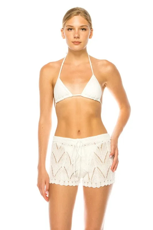 CROCHET SHORT COVER UP