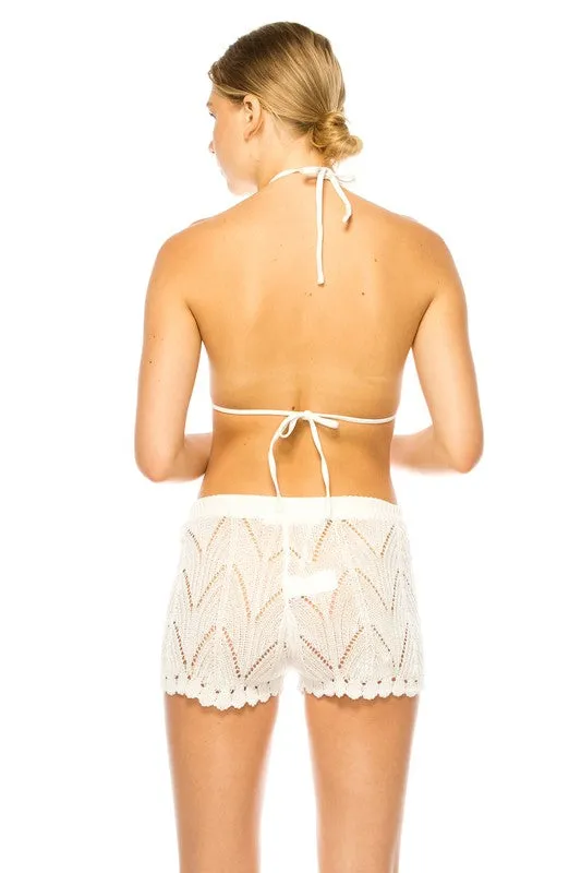 CROCHET SHORT COVER UP