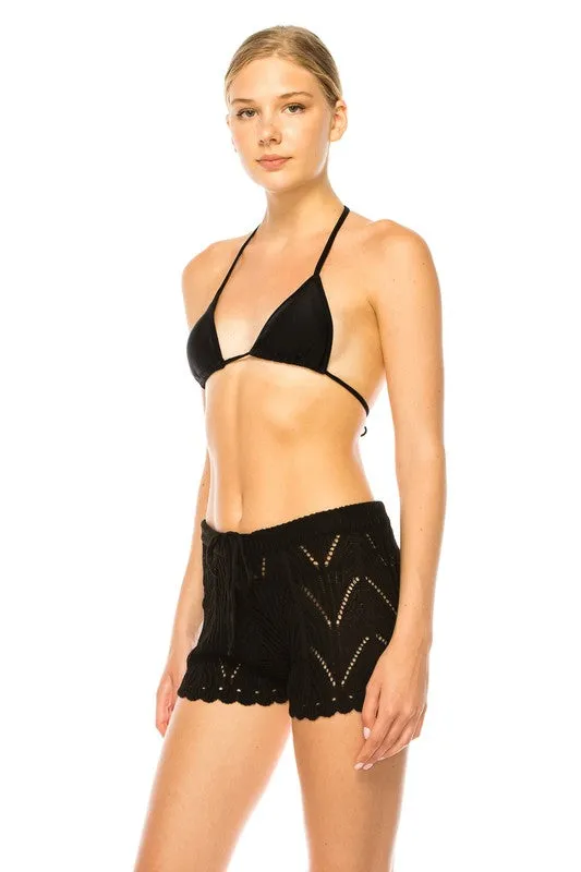 CROCHET SHORT COVER UP