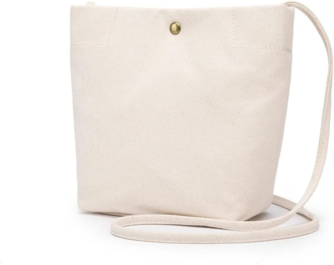 Crossbody Bag for Women Simple and Stylish Bucket Crossbody Bag Solid Color and Magnetic Closure Design