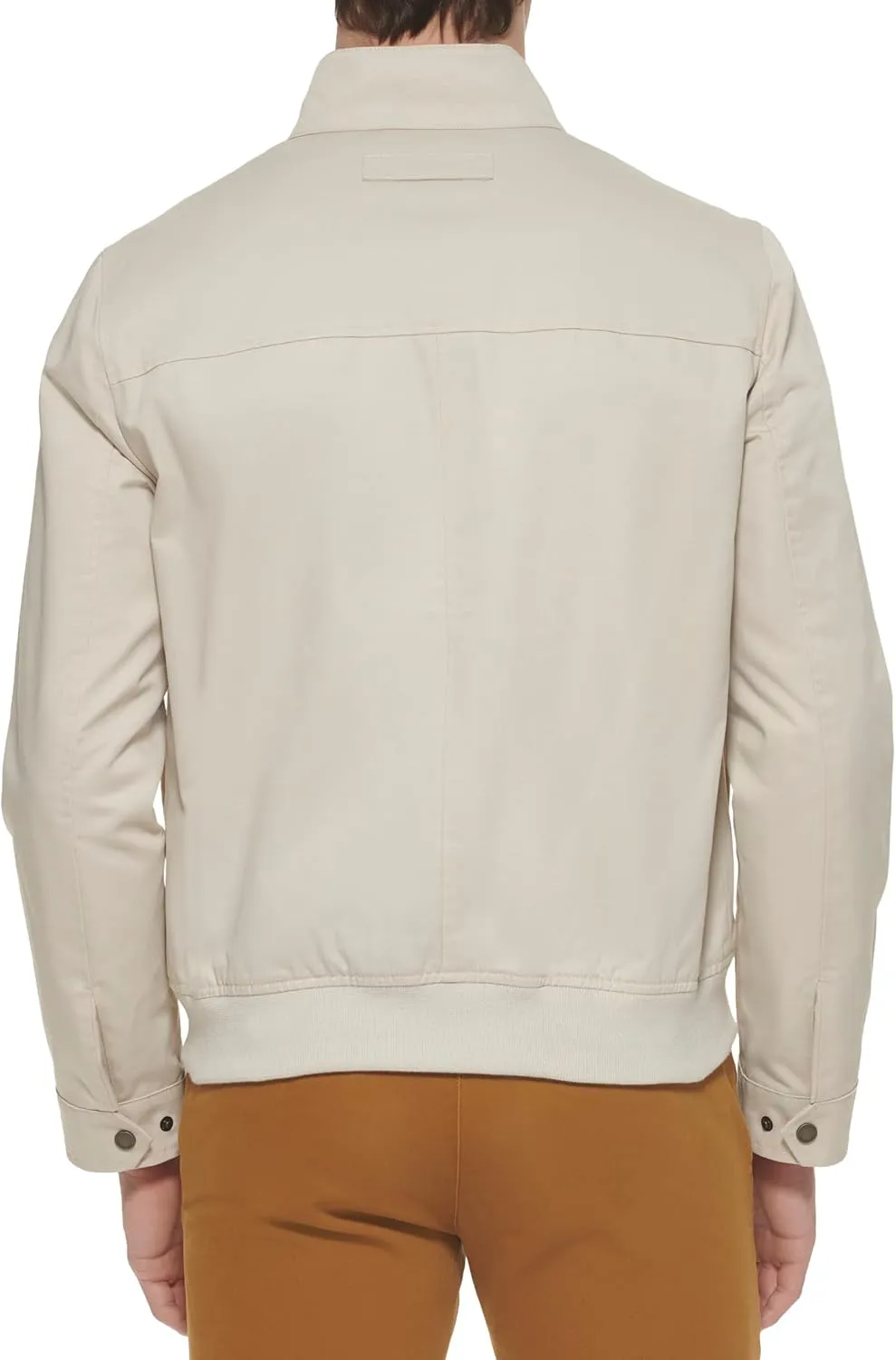 Dockers Men's Bomber Jacket with Snap Racer Collar