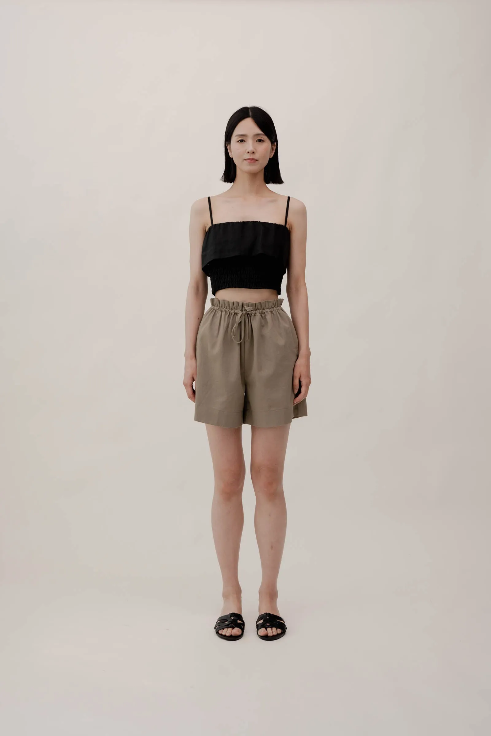 ELISE Shorts - Dark Olive