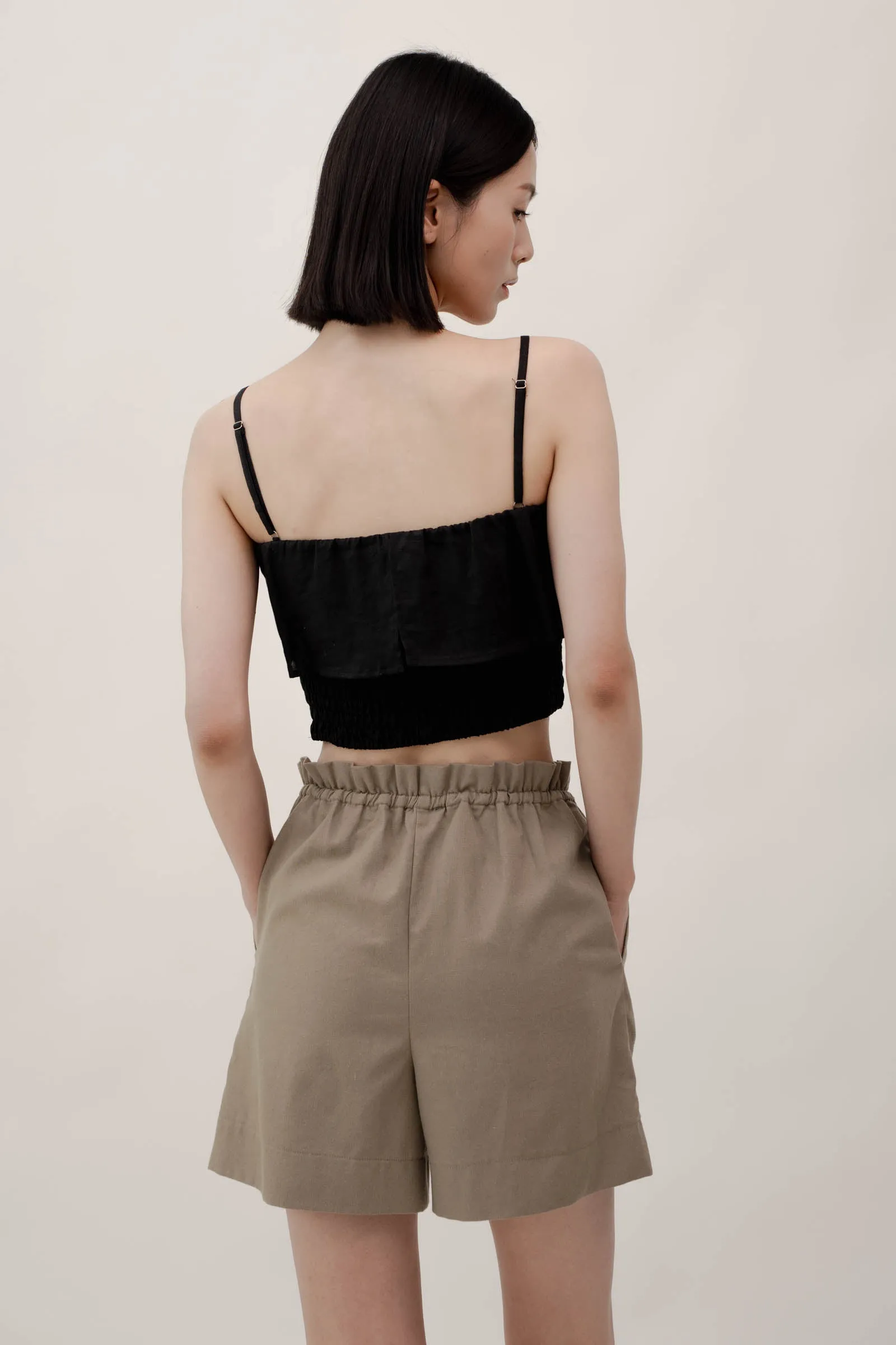 ELISE Shorts - Dark Olive