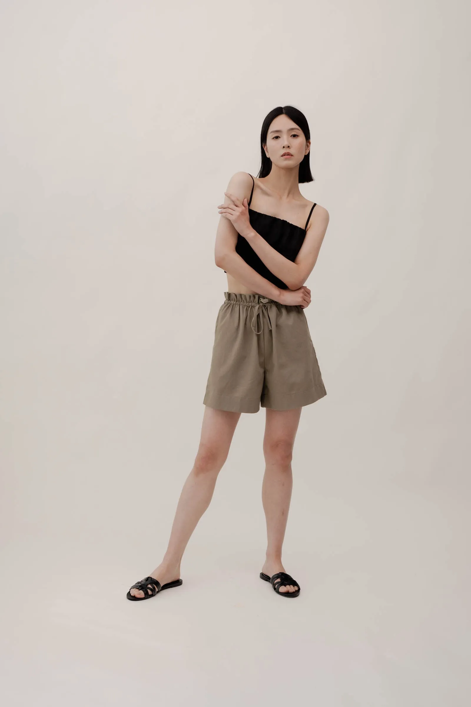 ELISE Shorts - Dark Olive