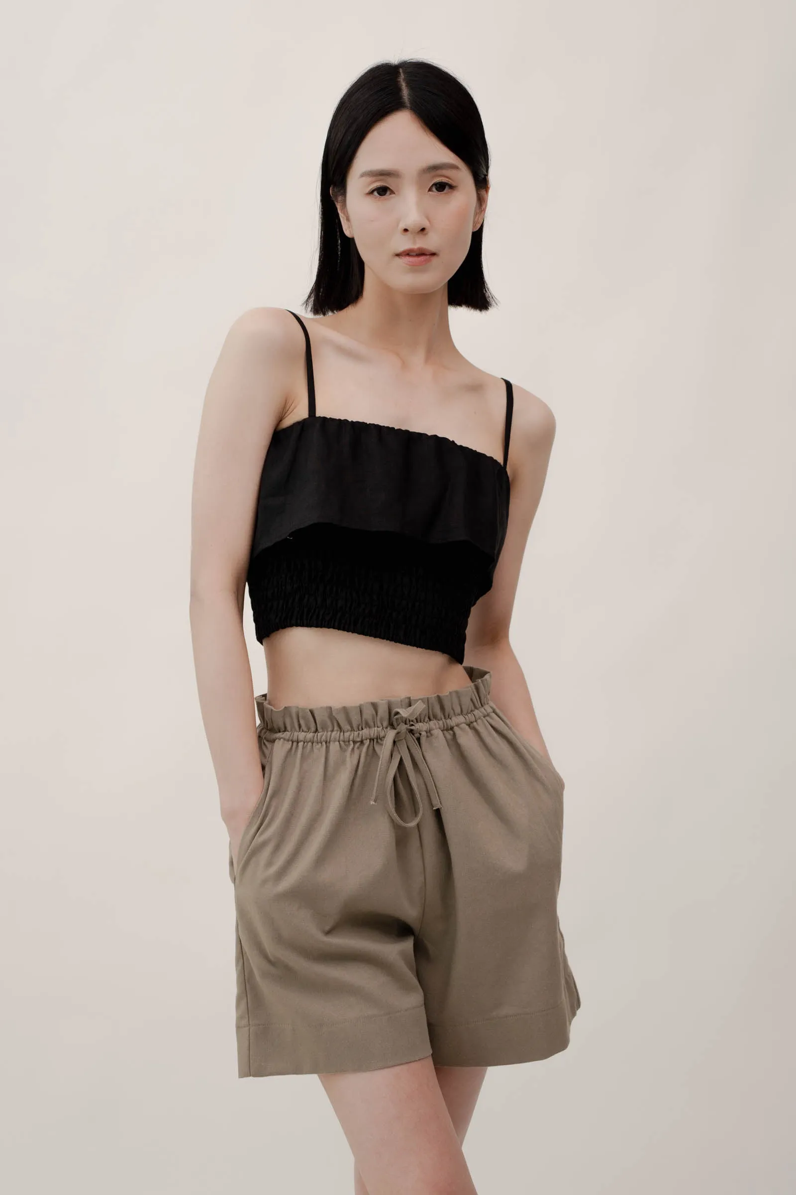 ELISE Shorts - Dark Olive