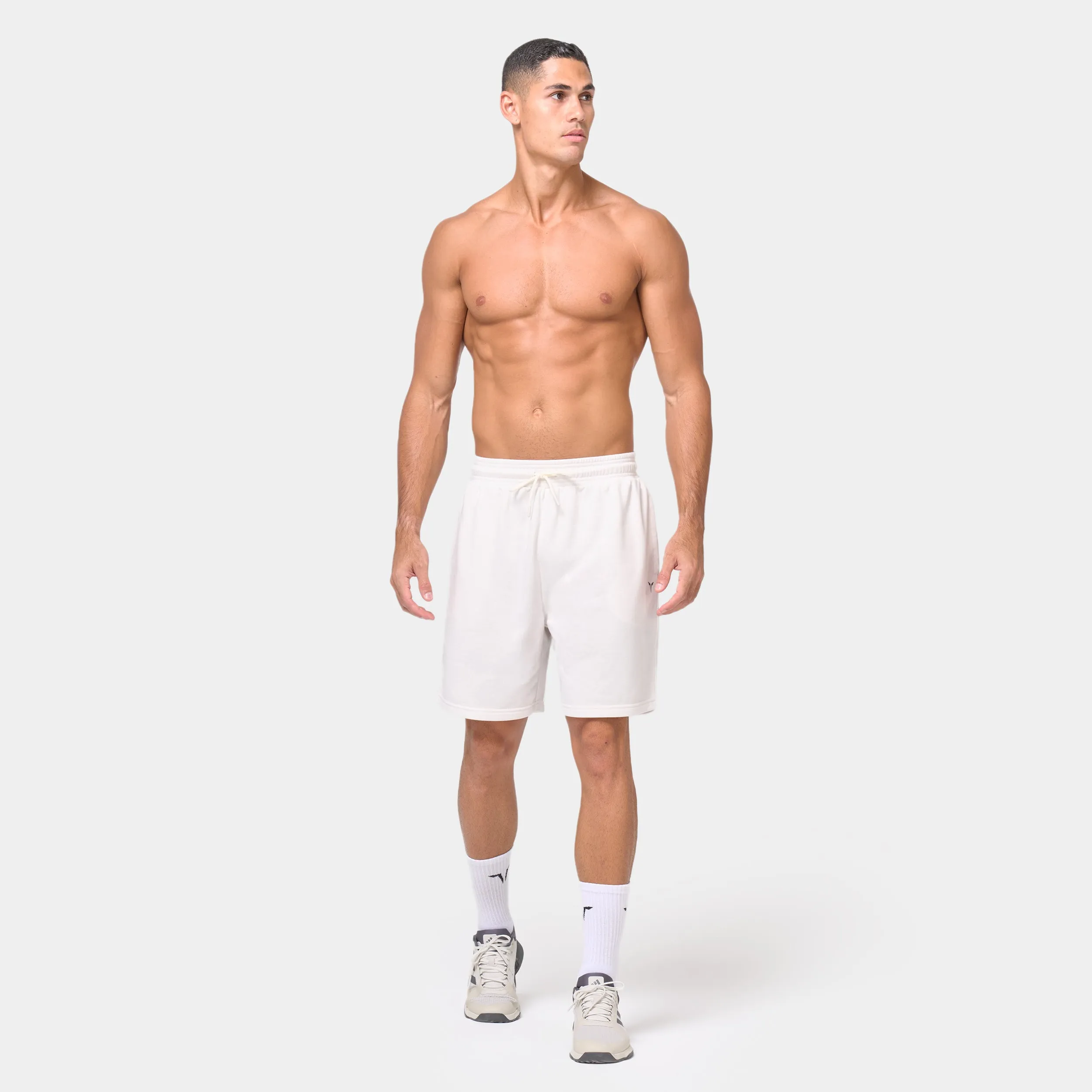 Essential 7" Relaxed Shorts - Pearl White