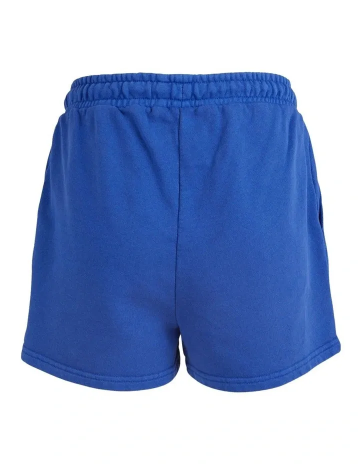 Eve Girl Aths Fleece Short (8-14) - Blue
