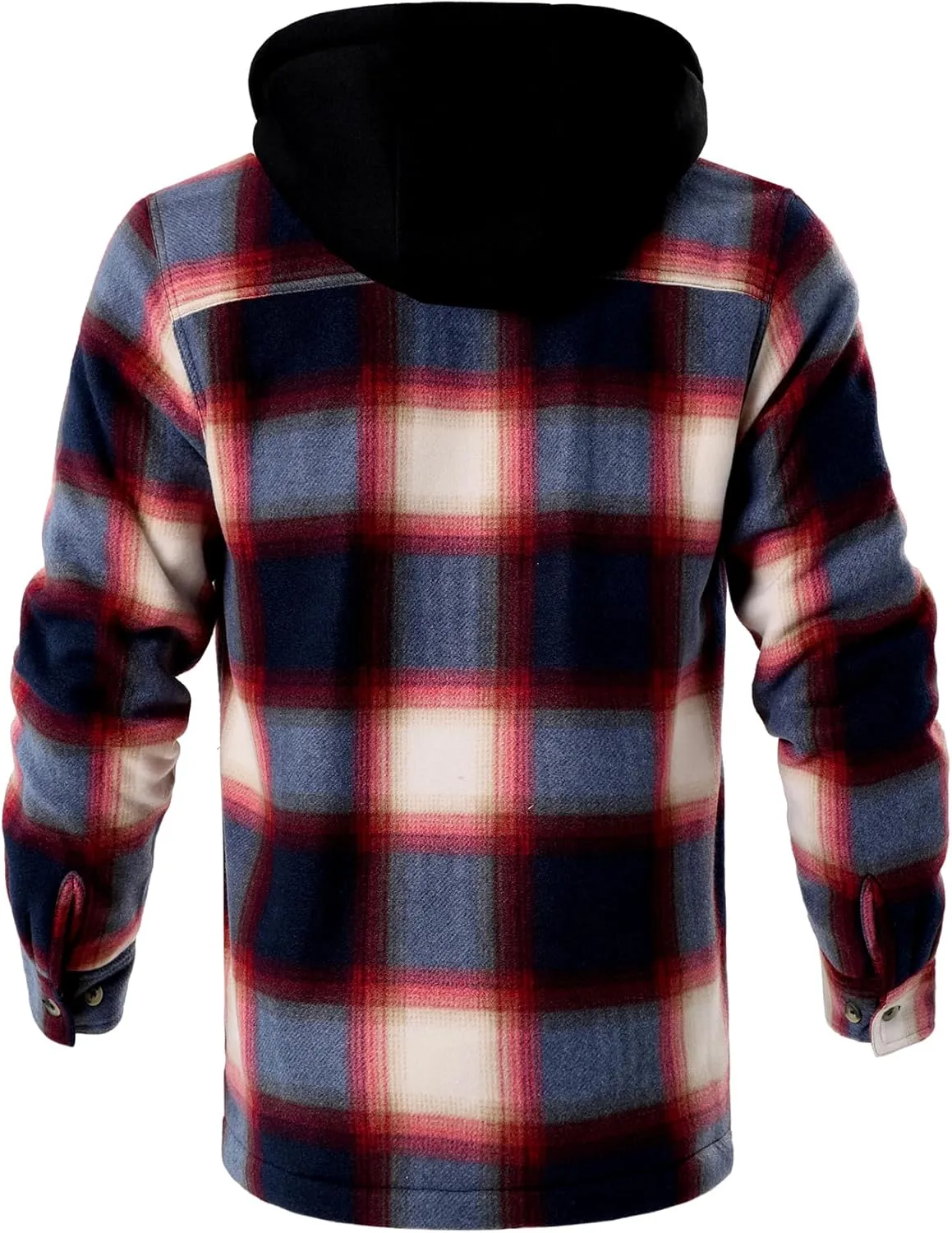 Facitisu Men's Winter Zip Up Hoodie Sherpa Fleece Sweatshirt Warm Thick heavyweight Coats
