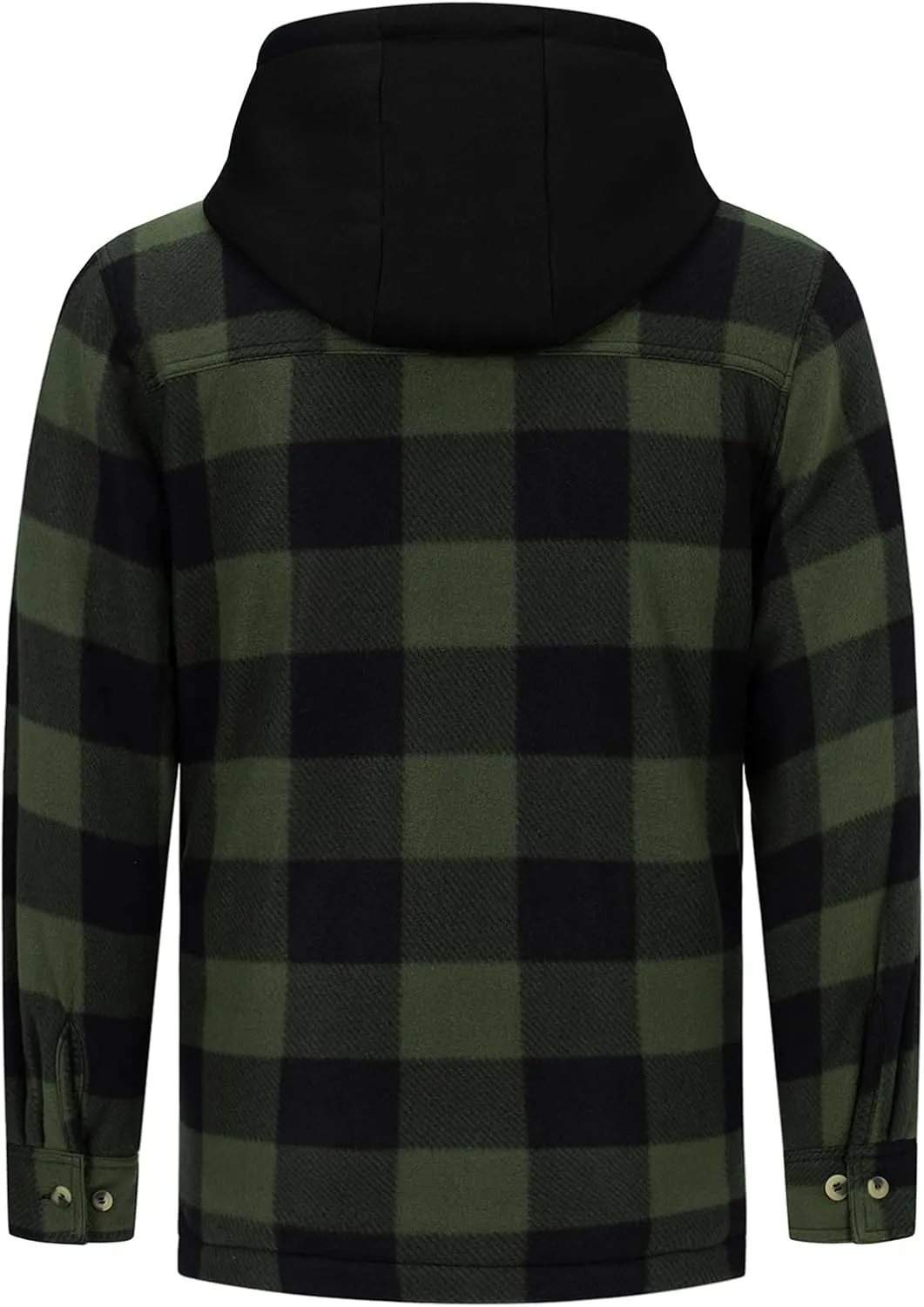 Facitisu Men's Winter Zip Up Hoodie Sherpa Fleece Sweatshirt Warm Thick heavyweight Coats