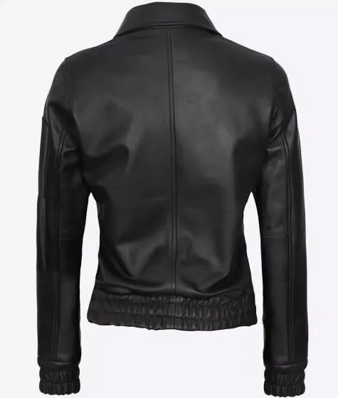 Fernando Women Lambskin Leather Trucker Jackets | Women's Suede and Sheep Leather Four-Pocket Trucker Jacket