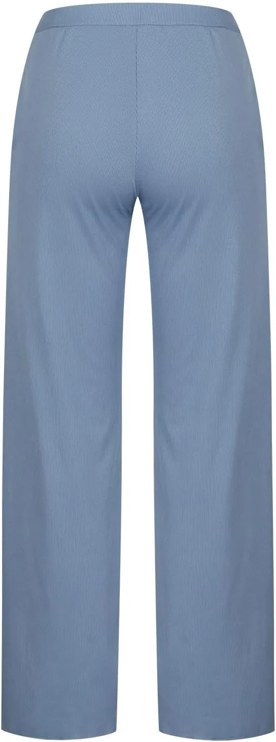 FZYLQY Women's Palazzo Pants High Waisted Boho Casual Drawstring Linen Pants Trousers with Pockets Linen Blend Cargo Pants