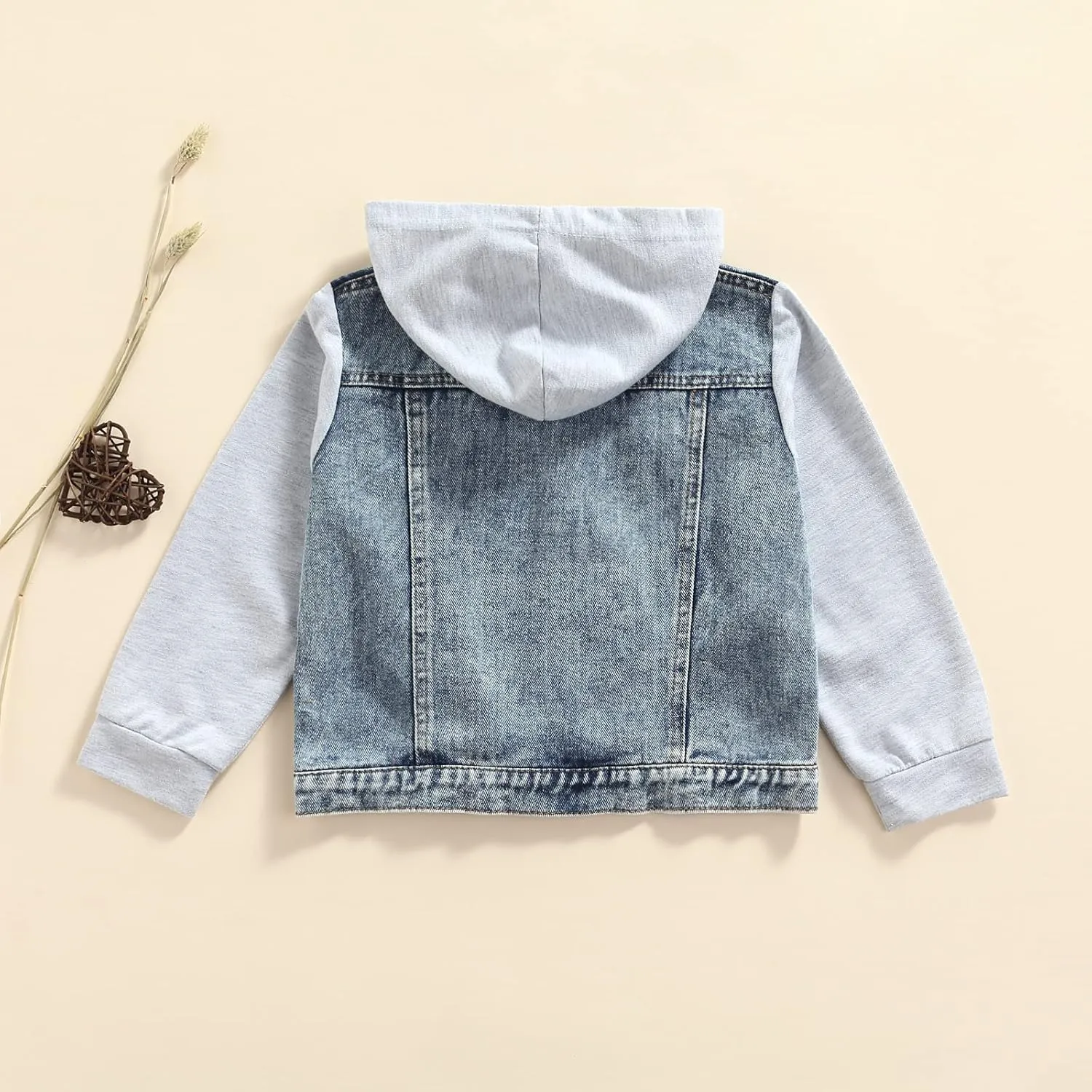 GOOCHEER Toddler Baby Boy Girl Plaid Jacket Hoodie Long Sleeve Button Down Shirts Coats Outerwear Shacket Cardigan Top